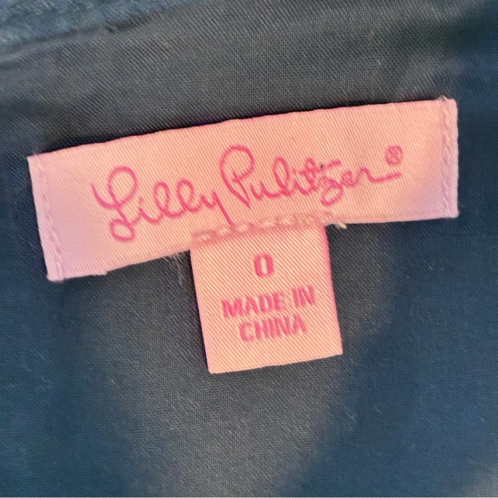 Lilly Pulitzer Sasha Shift Dress Sz 0 - Picture 5 of 9